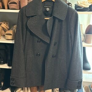 Grey winter coat
